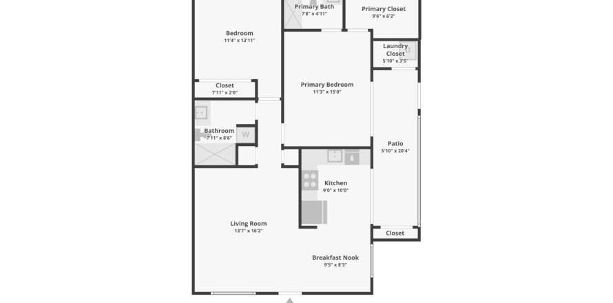 Condo in Delray Beach, Florida, 2 bedrooms  № 1029409