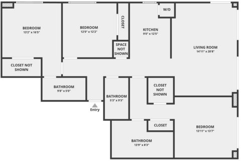 Copropriété à vendre à Hallandale Beach, Floride: 3 chambres, 146.51 m2 № 1043069 - photo 1