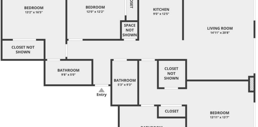 Condominio en Hallandale Beach, Florida, 3 dormitorios  № 1043069