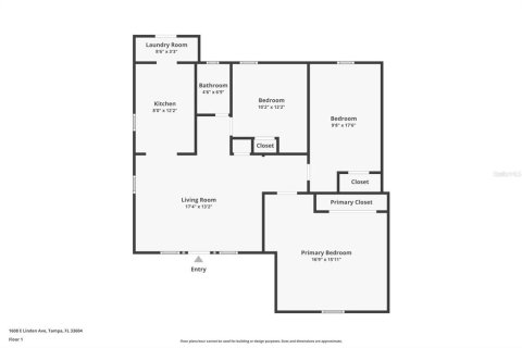 Купить виллу или дом в Тампа, Флорида 7 комнат, 94.02м2, № 1342021 - фото 29