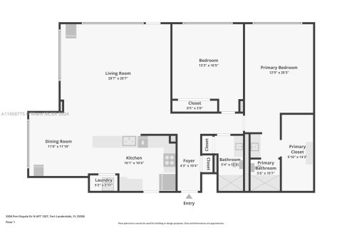 Condominio en venta en Fort Lauderdale, Florida, 2 dormitorios, 125.51 m2 № 1227534 - foto 10