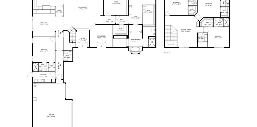 House in Delray Beach, Florida 5 bedrooms, 453.55 sq.m. № 1040568