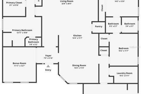 Купить виллу или дом в Киссимми, Флорида 6 комнат, 210.89м2, № 1257855 - фото 30