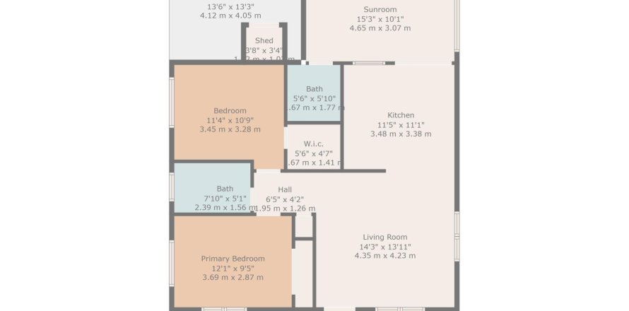 Casa en Tamarac, Florida 2 dormitorios, 99.22 m2 № 1043059